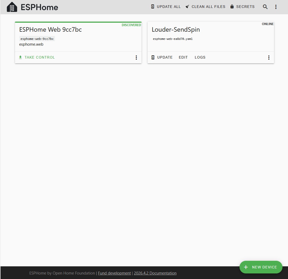 12_sendspin_esphome_builder_show_discovered_device_housewaves_and_loud_esp32